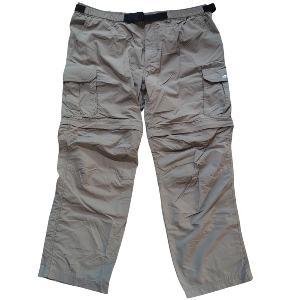 Gander Mountain Guide Series convertible pants to shorts, men's XL/32, khaki